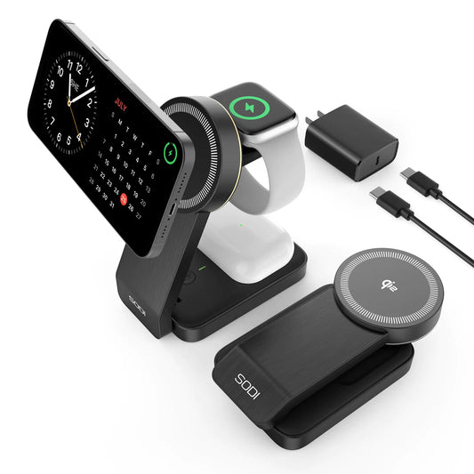 3-in-1 Charging Station for Multiple Devices